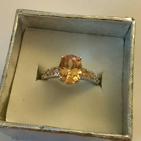 Champagne Morganite, silver .925 - Picture 3 of 6